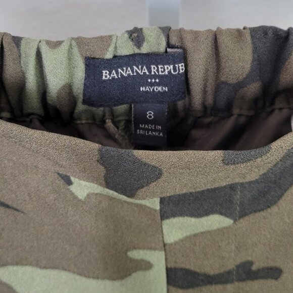 BANANA REPUBLIC camo hayden pants Sz 8 - Picture 5 of 6